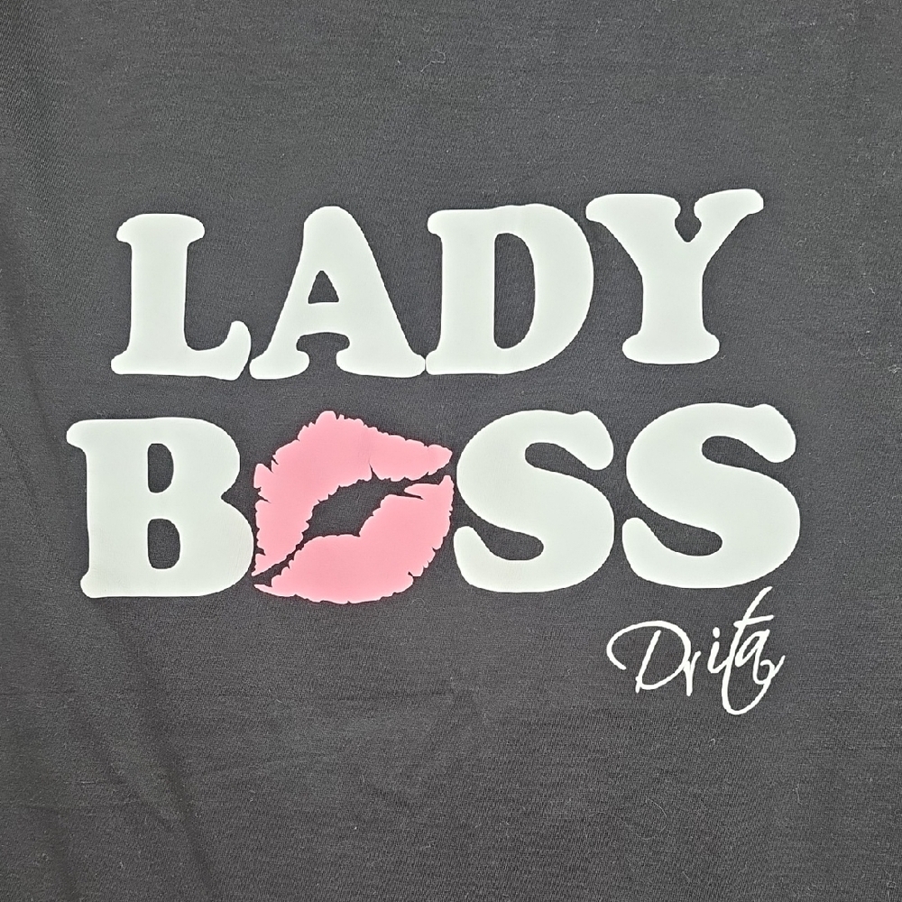 Lady Boss Black T-Shirt - Picture 2 of 4